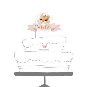 Il Signor Bianconiglio |  Prodotti Compleanno Cake topper Animali
