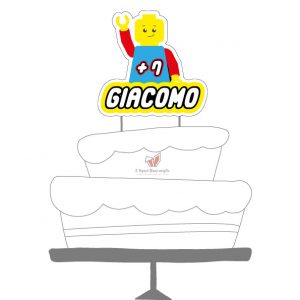 Il Signor Bianconiglio |  Cake Topper Cake topper Lego