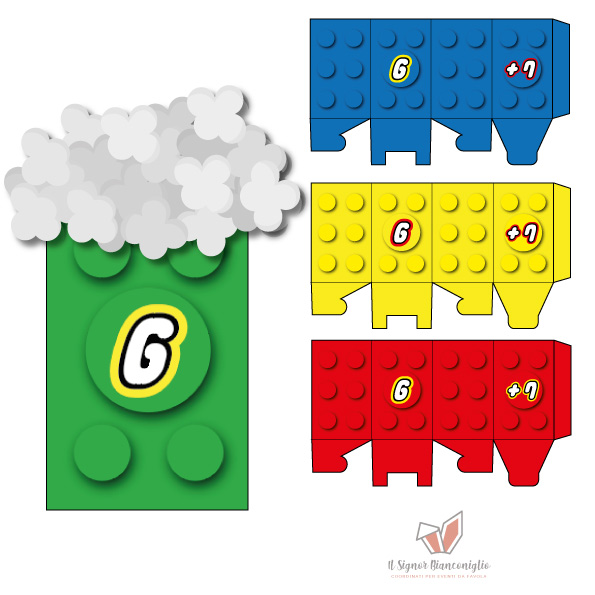 Il Signor Bianconiglio |  Lego Scatola Popcorn Lego