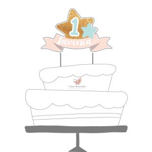 Il Signor Bianconiglio |  Cake Topper Cake topper Stelle