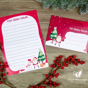 Letterina per Babbo Natale (Rosso) idee regalo natale