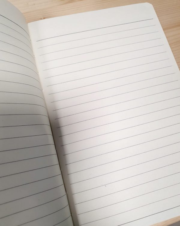 Il Signor Bianconiglio |  Idee Regalo Notebook e penna personalizzati per maestra con nome modello Arcobaleno BIANCO