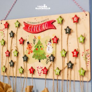 Calendario Avvento Natale personalizzato con Nome idee regalo natale