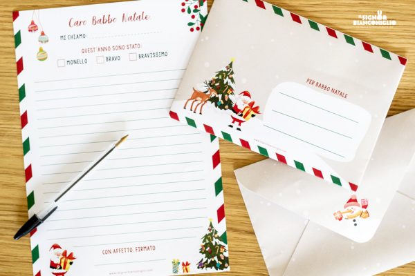 Il Signor Bianconiglio |  Idee Regalo Letterina per Babbo Natale (Beige)