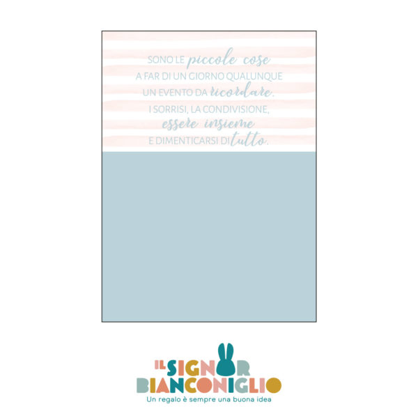 Il Signor Bianconiglio |  Bomboniera / Ricordino Battesimi e Cerimonie Calamita in legno con cartoncino Orsetto nome – Bomboniera segnaposto battesimo