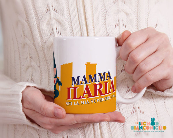 Tazza cat woman personalizzata con nome - Idea regalo Mamma - Festa della Mamma
