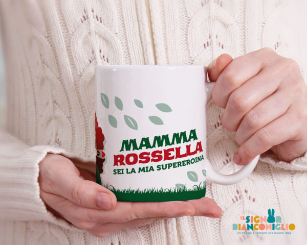 Il Signor Bianconiglio |  Per Lei Tazza Mamma Ribelle personalizzata con nome – Idea regalo Mamma – Festa della Mamma