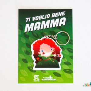 Portachiavi ribelle personalizzato con nome mamma - Idea Regalo Mamma Festa della mamma