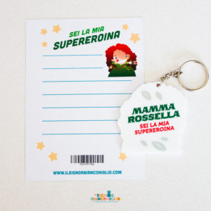 Portachiavi ribelle personalizzato con nome mamma - Idea Regalo Mamma Festa della mamma