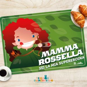 tovaglietta Ribelle personalizzata con nome mamma - Idea Regalo Mamma Festa della mamma