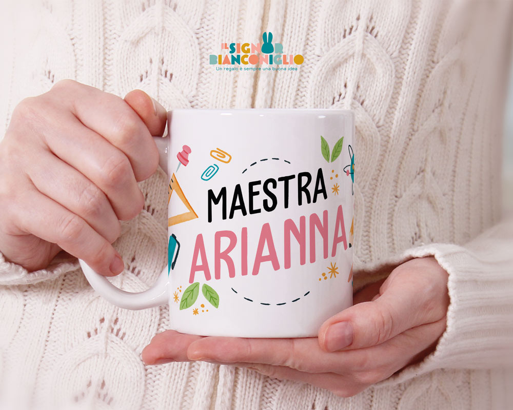 Tazza Maestra personalizzata con nome Fantasia - Idea regalo