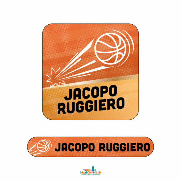 Il Signor Bianconiglio |  Etichette Scuola Kit etichette scuola Basket