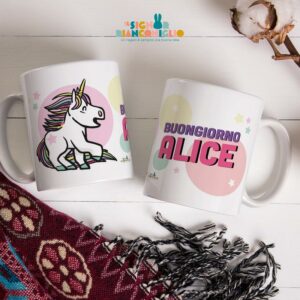 tazza personalizzata unicorno idea regalo