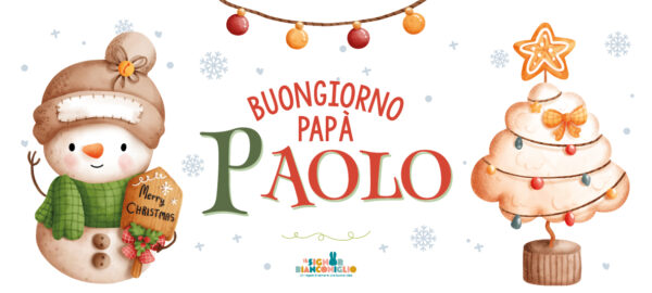 Il Signor Bianconiglio |  Tazze Tazza personalizzata con nome natalizia “Pupazzi di neve” PAPà – Idea regalo Natale