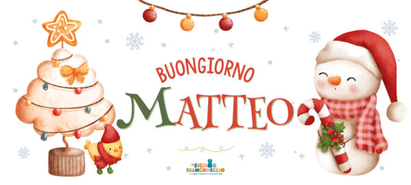 Il Signor Bianconiglio |  Tazze personalizzate Tazza personalizzata con nome natalizia “Pupazzi di neve” Mod.2 – Idea regalo Natale