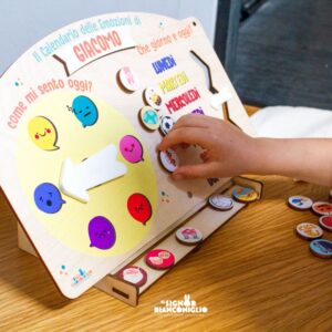 Calendario delle Emozioni personalizzato con Nome - idea regalo bambini