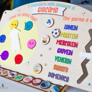 Calendario delle Emozioni personalizzato con Nome - idea regalo bambini